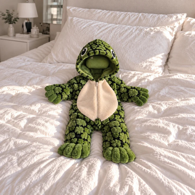 🎃 Halloween 60% Off-Little Turtle – Plush Baby Onesie