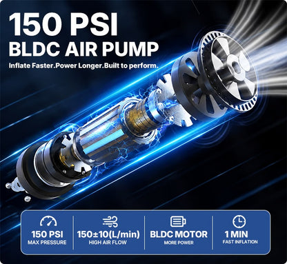 🛒Portable Power Station for Your Car — Don't Miss Out! 🔥 5-in-1 Car & Camping Air Compressor 🔋