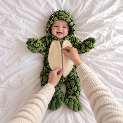 🎃 Halloween 60% Off-Little Turtle – Plush Baby Onesie