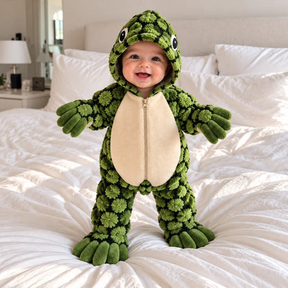 🎃 Halloween 60% Off-Little Turtle – Plush Baby Onesie